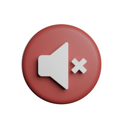 Fototapeta premium 3D Rendering Illustration Sound Volume Sign Photo HD