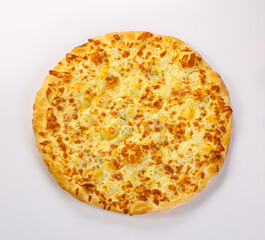 Italian traditional Pizza four cheeses