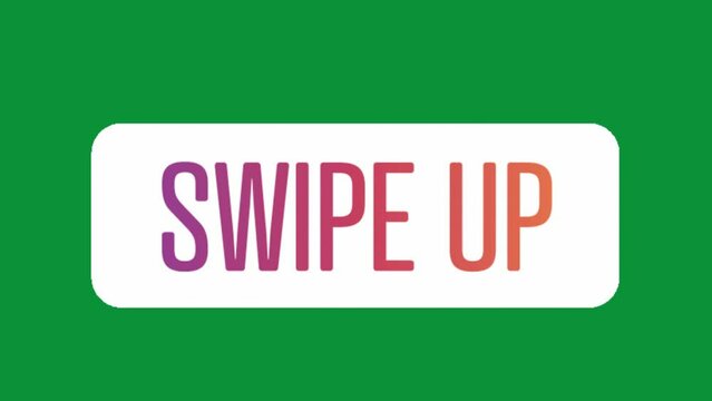 Green Screen Swipe up