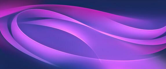 Ultra Wide Abstract Purple 3D Background
