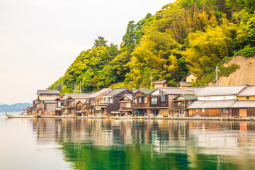 Obraz premium 京都 伊根の舟屋 