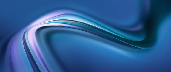 Ultra Wide Abstract Blue Background