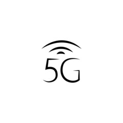 5g signal icon illustration design