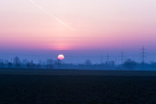 Fototapeta wschód słońca 