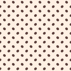 seamless polka dot pattern, vector illustration. retro background.