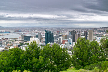 Downtown Cape Town from Above - Cape Town, South Africa