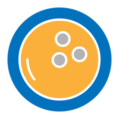Fototapeta premium ball bowling icon