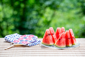 スイカ　夏の風物詩