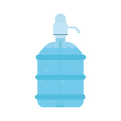 Water cooler vector icon.Cartoon vector icon isolated on white background water cooler.