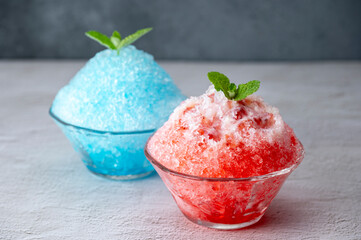 かき氷　夏のイメージ