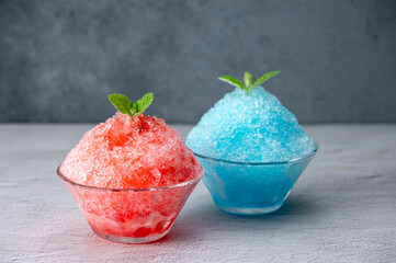 かき氷　夏のイメージ