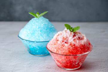 かき氷　夏のイメージ