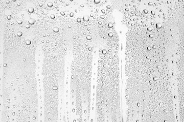 white background water drops on glass, abstract design overlay wallpaper