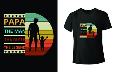 Happy fathers day t shirt design