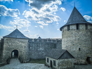 view of an ancient stone fortress