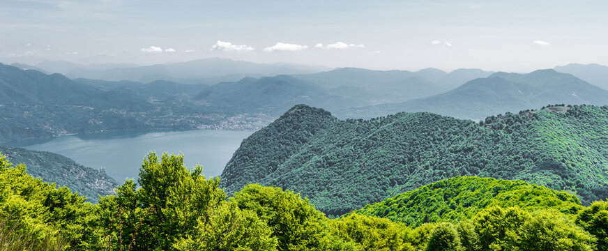 On the mountains near Lago Maggiore, Piedmont, Italy