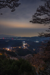 吉野山の夜景