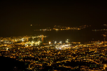 Obraz premium Night on french riviera