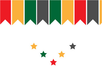 Juneteenth Freedom Day, Abstract background vector illustration