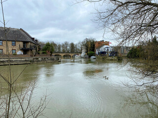 Obraz premium A view of the Canal at Oxford
