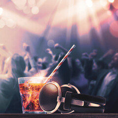 Cocktail at the dance club