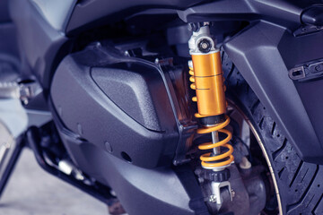 gas shock absorber for rear wheel of motorcycle.