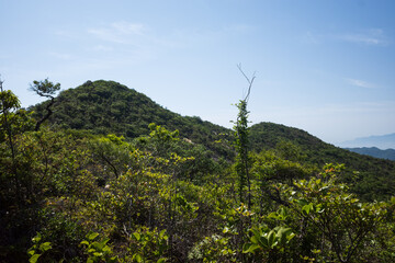 日本の岡山県備前市の天狗山の美しい風景