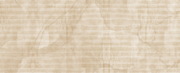 Old paper texture. Grunge background in beige tones. Abstract watercolor stripes pattern. 
