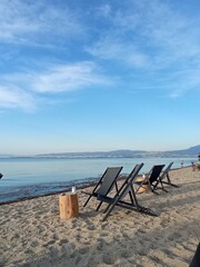 chairs on the beach