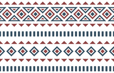 Geometric ethnic seamless pattern traditional. Design for background, wallpaper, fabric, clothing, carpet, textile, batik, embroidery.