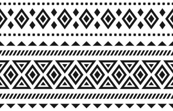 Geometric ethnic seamless pattern traditional. Design for background, wallpaper, fabric, clothing, carpet, textile, batik, embroidery.