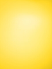 Yellow gradient abstract studio plain background, wall paper.