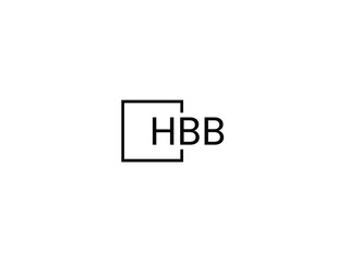 Obraz premium HBB letter initial logo design vector illustration