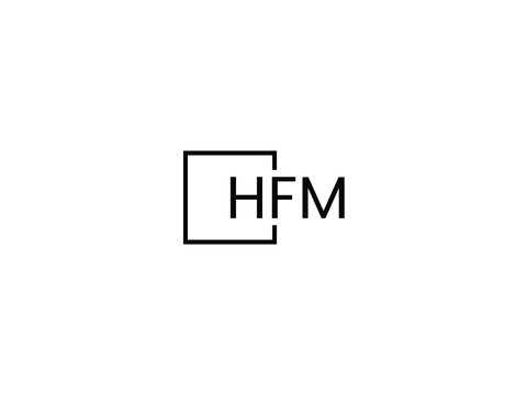 HFM letter initial logo design vector illustration