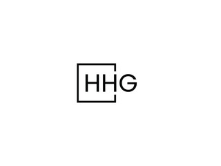HHG letter initial logo design vector illustration