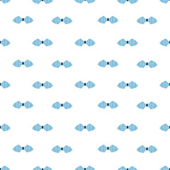 Father's day holiday vector seamless pattern with bow ties. Simple elegance texture for print, wrapping paper, greeting card, invitation