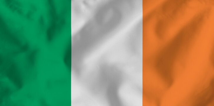 Flag Ivory Coast. State flag of Ivory Coast.