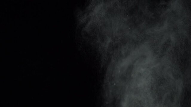 dust storm in the dark
