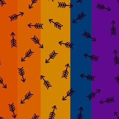 Summer stripes seamless arrows pattern for fabrics and packaging and gifts and linens and kids and wrapping paper