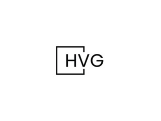 HVG letter initial logo design vector illustration