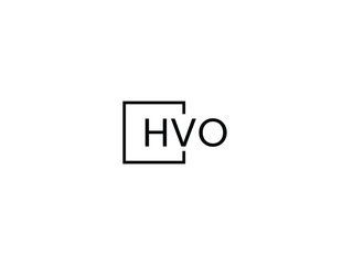 HVO letter initial logo design vector illustration