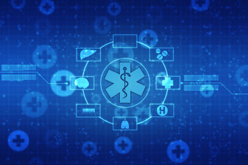 Medical and Health care concept background, Medical Science, Biotechnology concept background