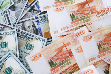 Group of money stack of 100 US dollars banknotes a lot of the background texture. Cash money in a large pile as a finance background.