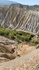 vistas aéreas del  desierto