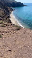 paisaje maritimo.El cabo de gata , Andalucia 