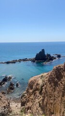 paisaje maritimo.El cabo de gata , Andalucia 