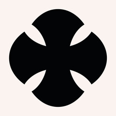 Abstract Boho Minimalist Poster Print. Boho Poster Silhouette Minimalist Graphic Boho Contour Decor Symbol Element Icon Poster Template