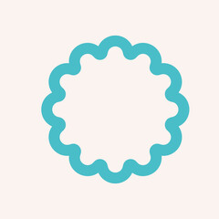 Abstract Boho Minimalist Poster Print. Boho Poster Silhouette Minimalist Graphic Boho Contour Decor Symbol Element Icon Poster Template