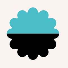 Abstract Boho Minimalist Poster Print. Boho Poster Silhouette Minimalist Graphic Boho Contour Decor Symbol Element Icon Poster Template