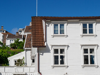 Die Altstadt von Stavanger in Norwegen